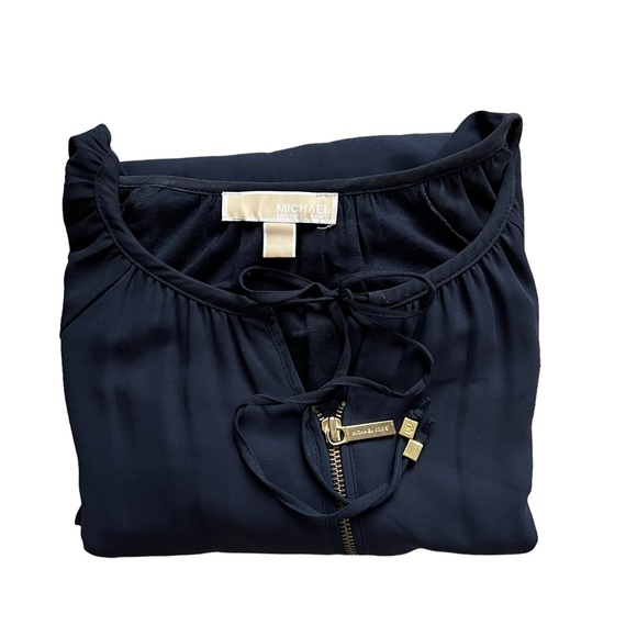 Navy Blue Michael Kors Blouse - Picture 7 of 7